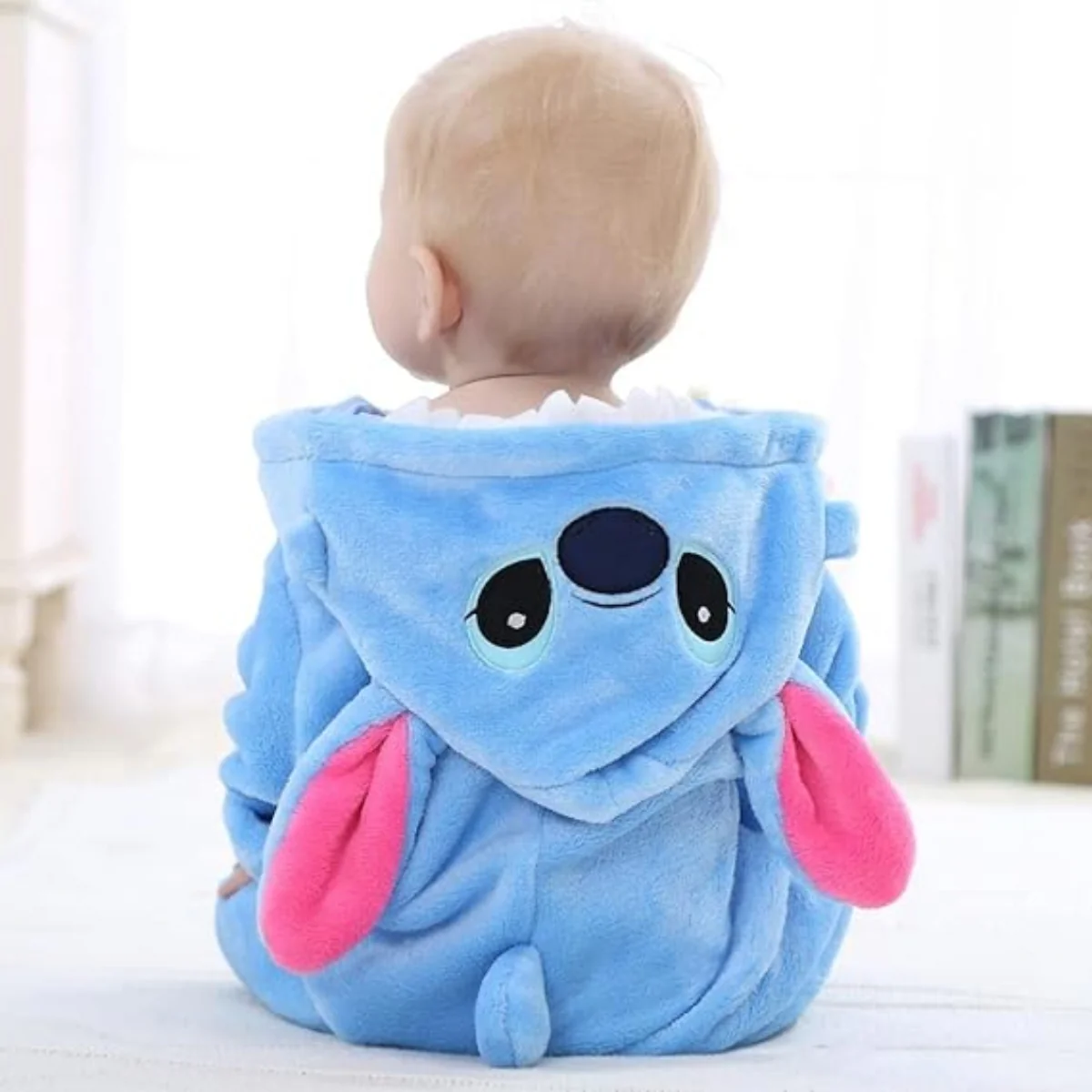 3D Stitch Fleece Romper - 18-24M - Image 3
