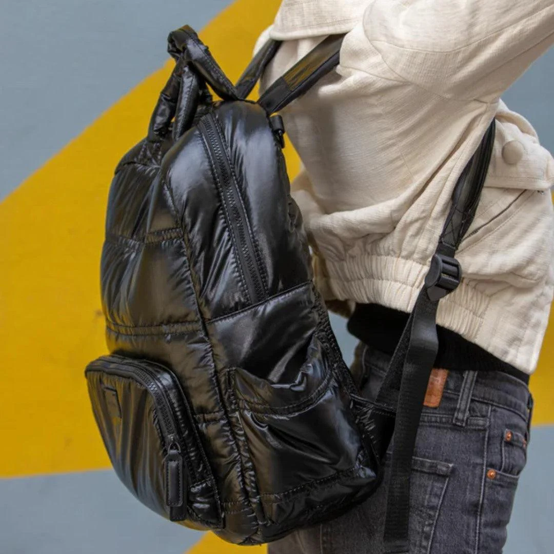 7 A.M. Voyage BK718 Diaper Backpack - Black Polar - Image 2