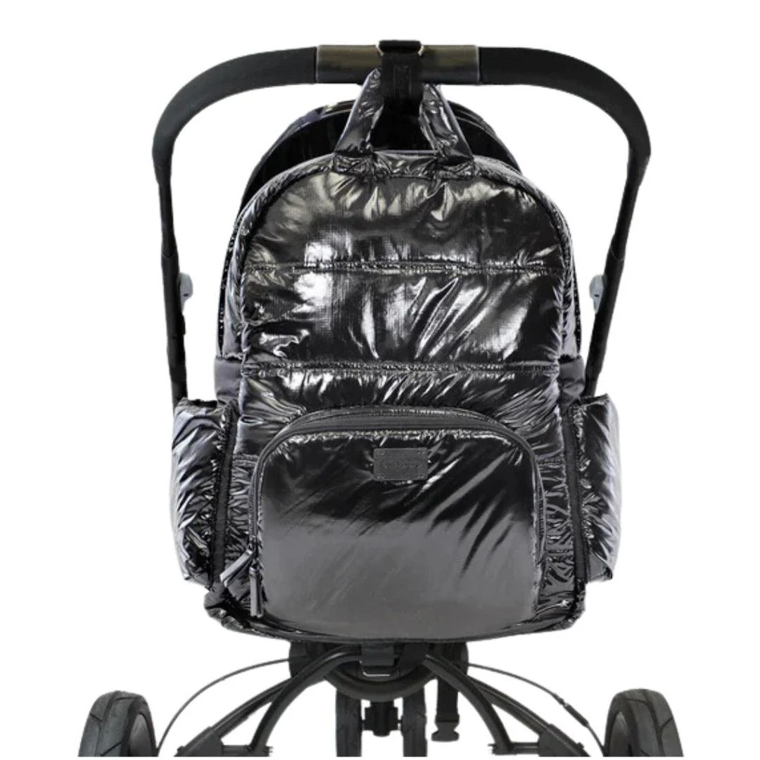 7 A.M. Voyage BK718 Diaper Backpack - Black Polar - Image 8