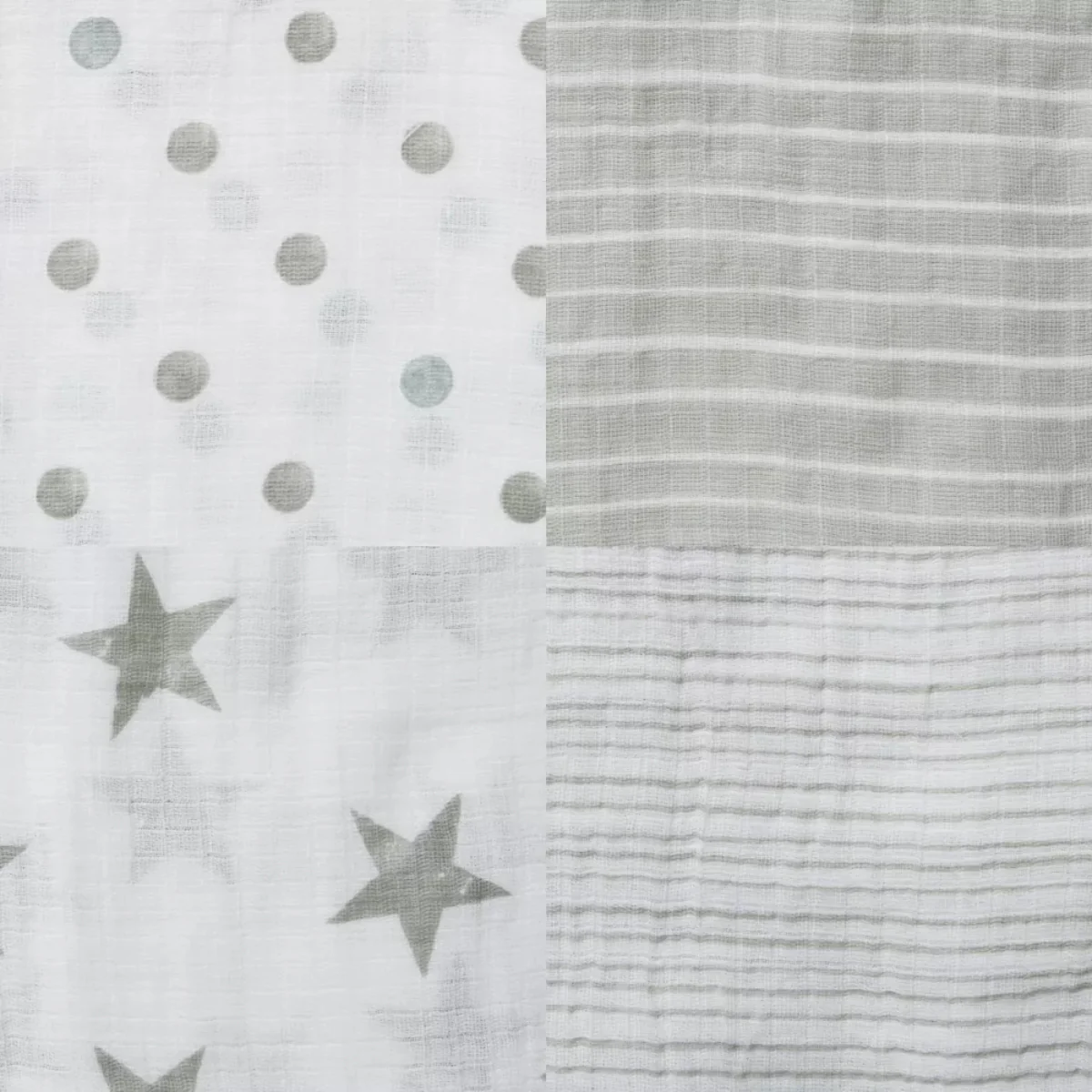 Aden + Anais - 4Pk Muslin Swaddles, Dusty - Image 4