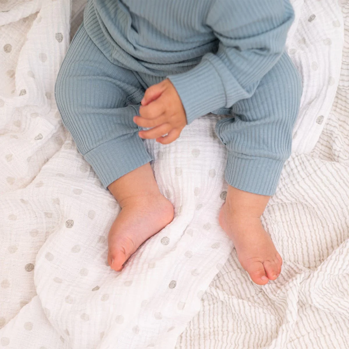 Aden + Anais - 4Pk Muslin Swaddles, Dusty - Image 5