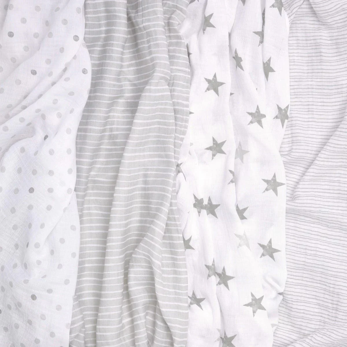 Aden + Anais - 4Pk Muslin Swaddles, Dusty - Image 6