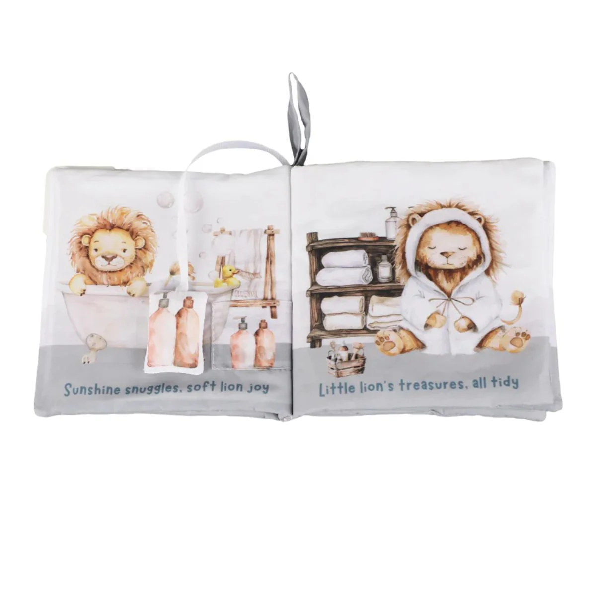 Ali+Oli Baby Cloth Crinkle Book – Bubble Bath - Image 4