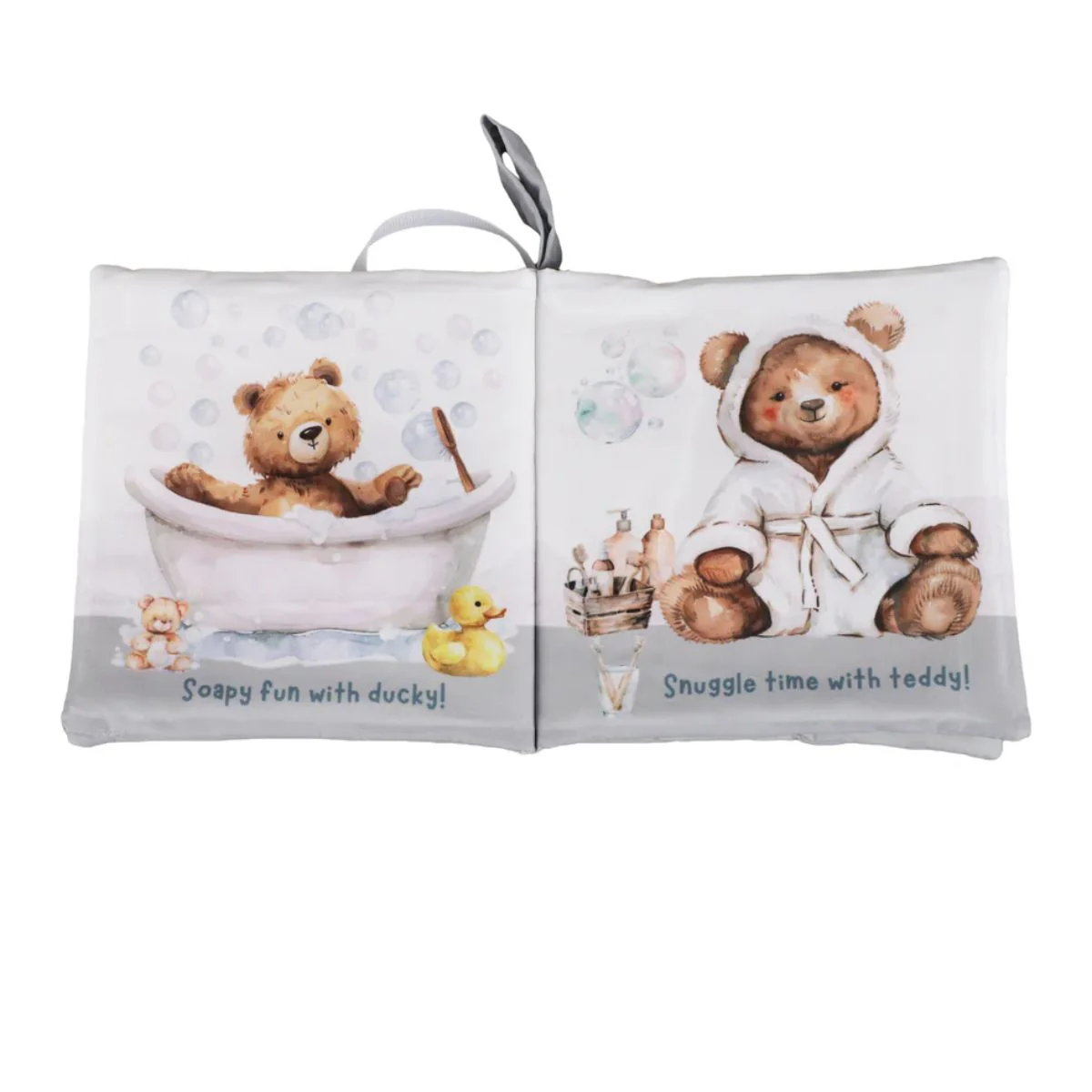 Ali+Oli Baby Cloth Crinkle Book – Bubble Bath - Image 5