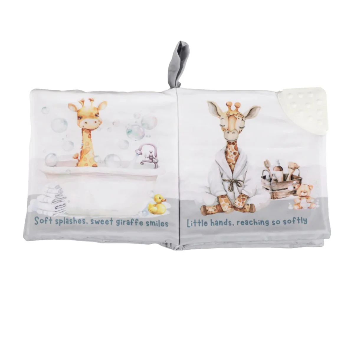 Ali+Oli Baby Cloth Crinkle Book – Bubble Bath - Image 6