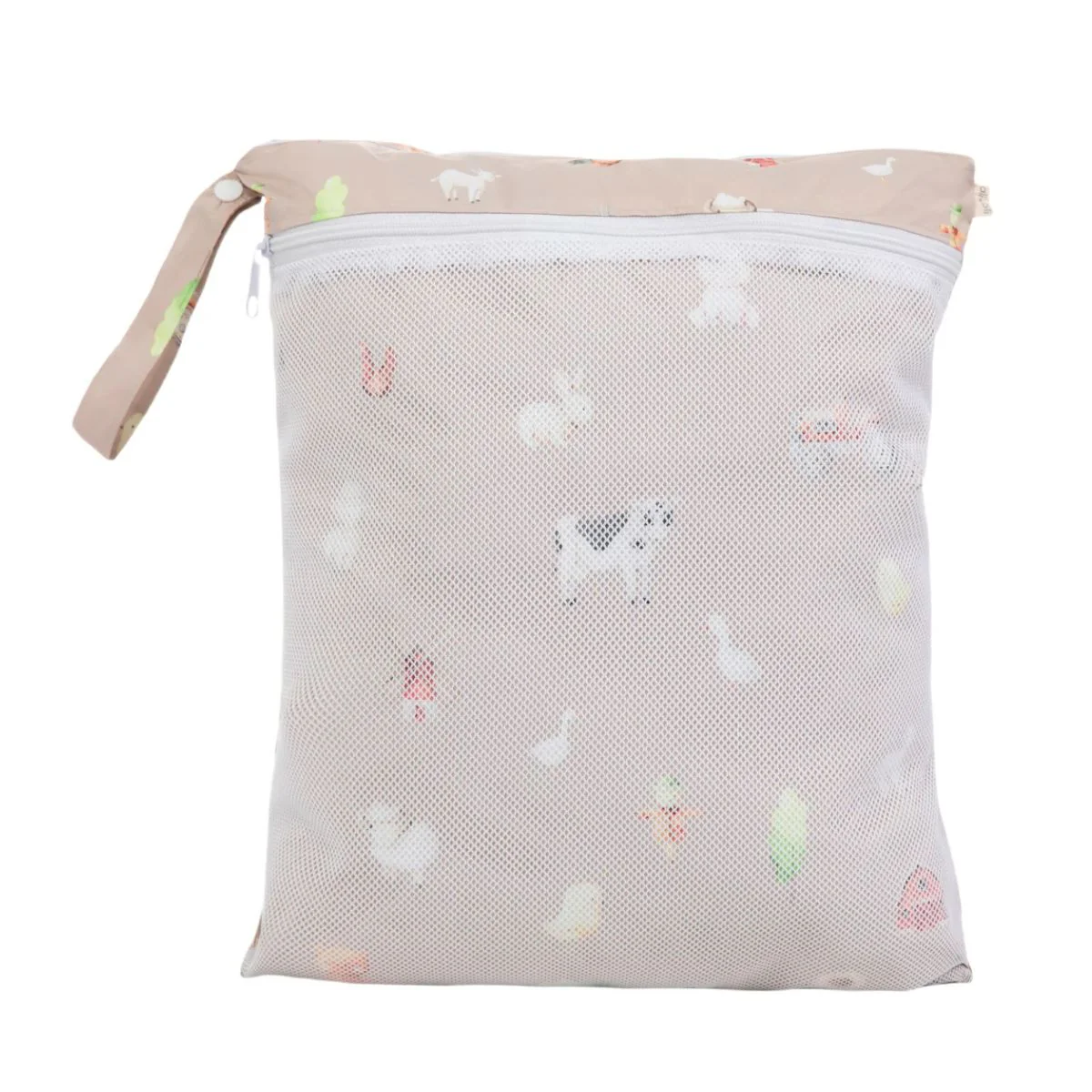 Ali+Oli Water Resistant Dual-Compartment Wet-Dry Bag - Farm - Image 2