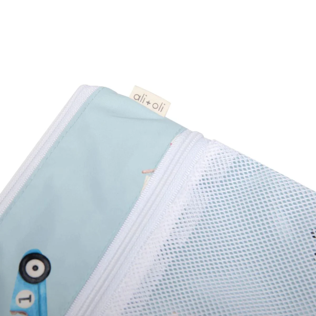 Ali+Oli Water Resistant Dual-Compartment Wet-Dry Bag - Retro Cars - Image 5