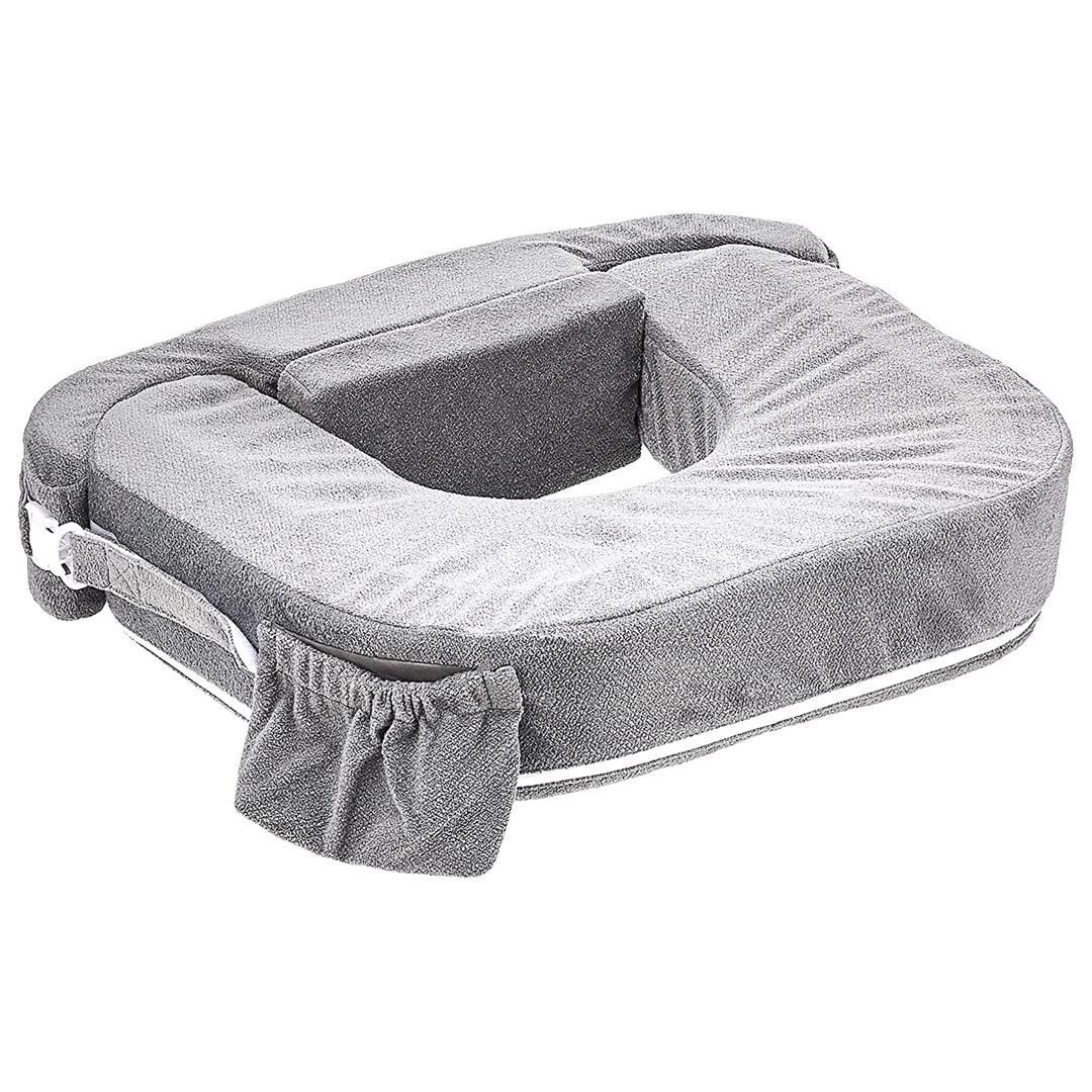 My Brest Friend Twin Nursing Pillow - Evening Gray