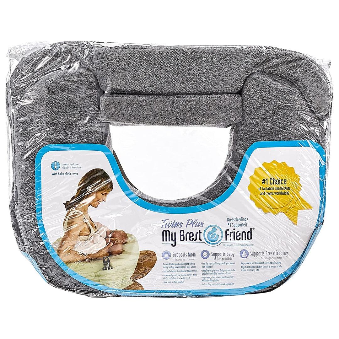 My Brest Friend Twin Nursing Pillow - Evening Gray - Image 5