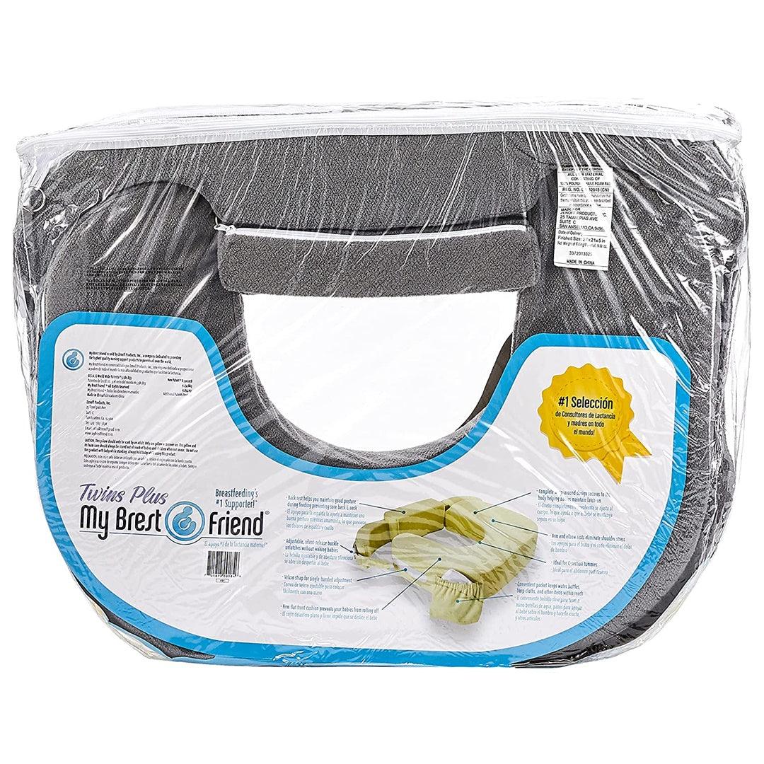 My Brest Friend Twin Nursing Pillow - Evening Gray - Image 6