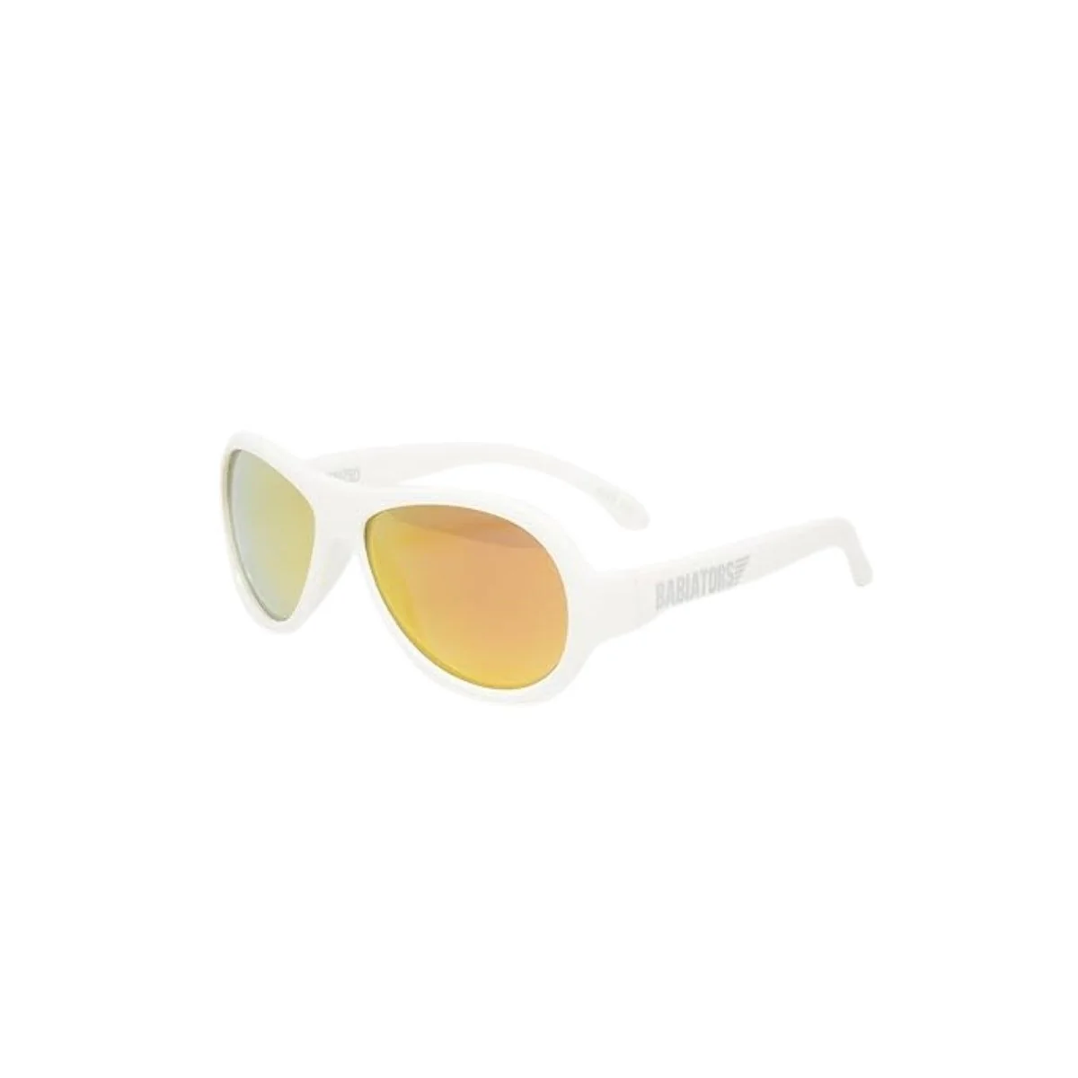 Babiators Sunglasses White With Orange Lenses - 3-5 years - Image 5