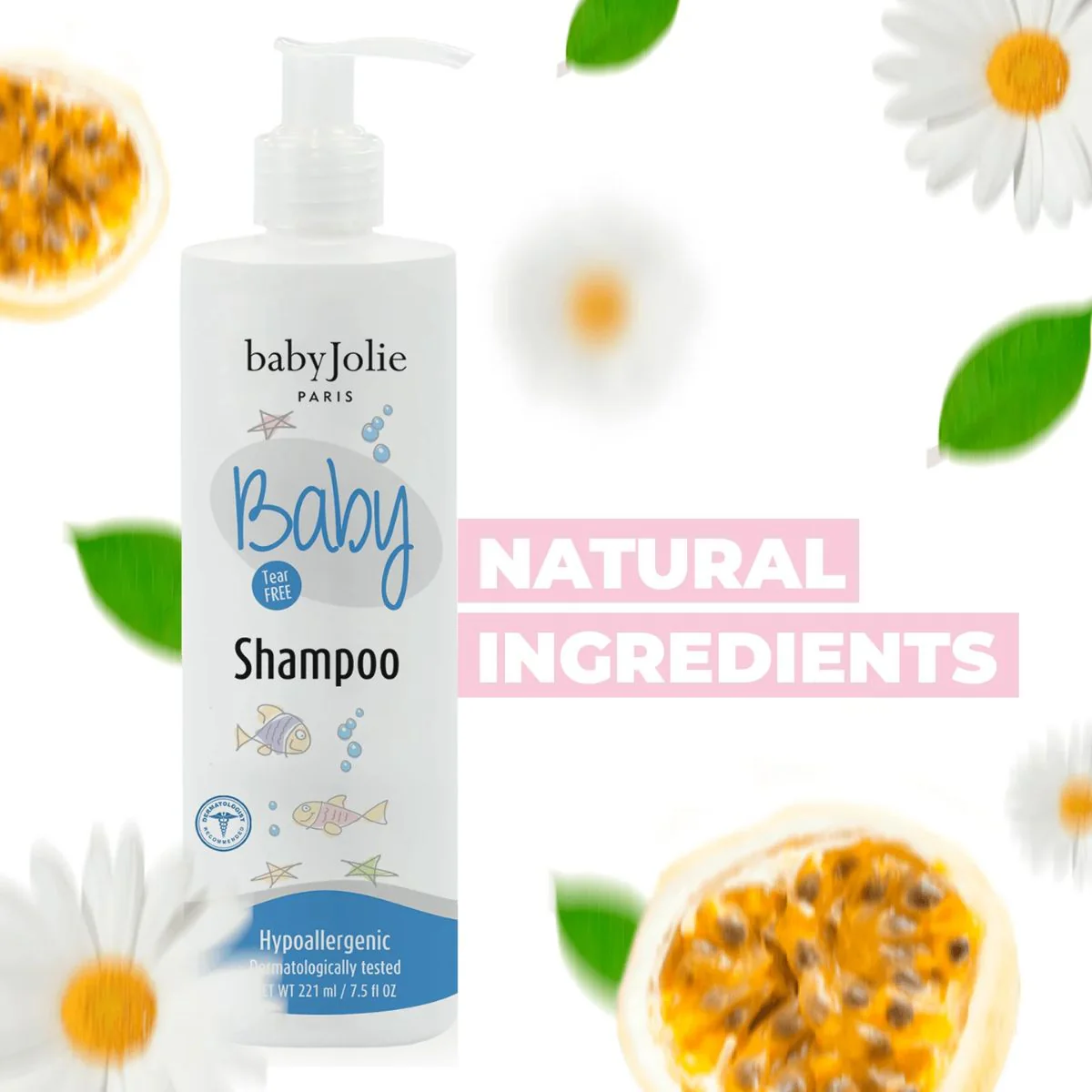 Baby Jolie Tear Free Baby Shampoo 7.5 Oz - Image 7