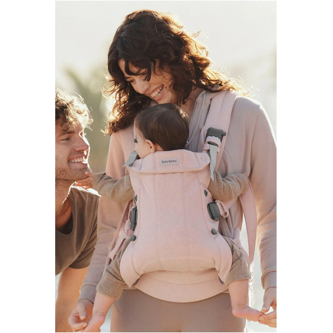 BabyBjörn Baby Carrier Harmony Woven Melange - Light pink - Image 2