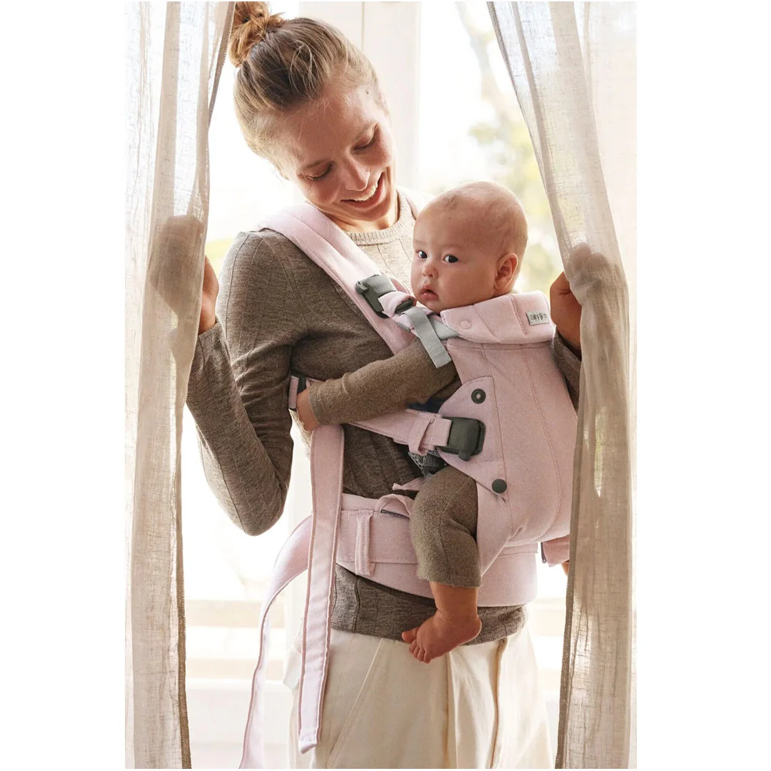 BabyBjörn Baby Carrier Harmony Woven Melange - Light pink - Image 3