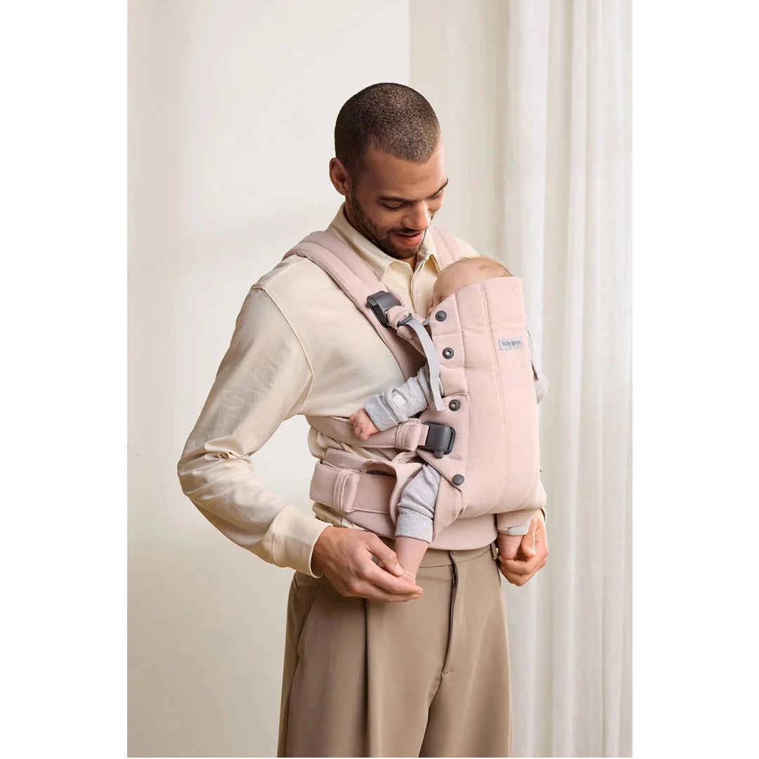 BabyBjörn Baby Carrier Harmony Woven Melange - Light pink - Image 4