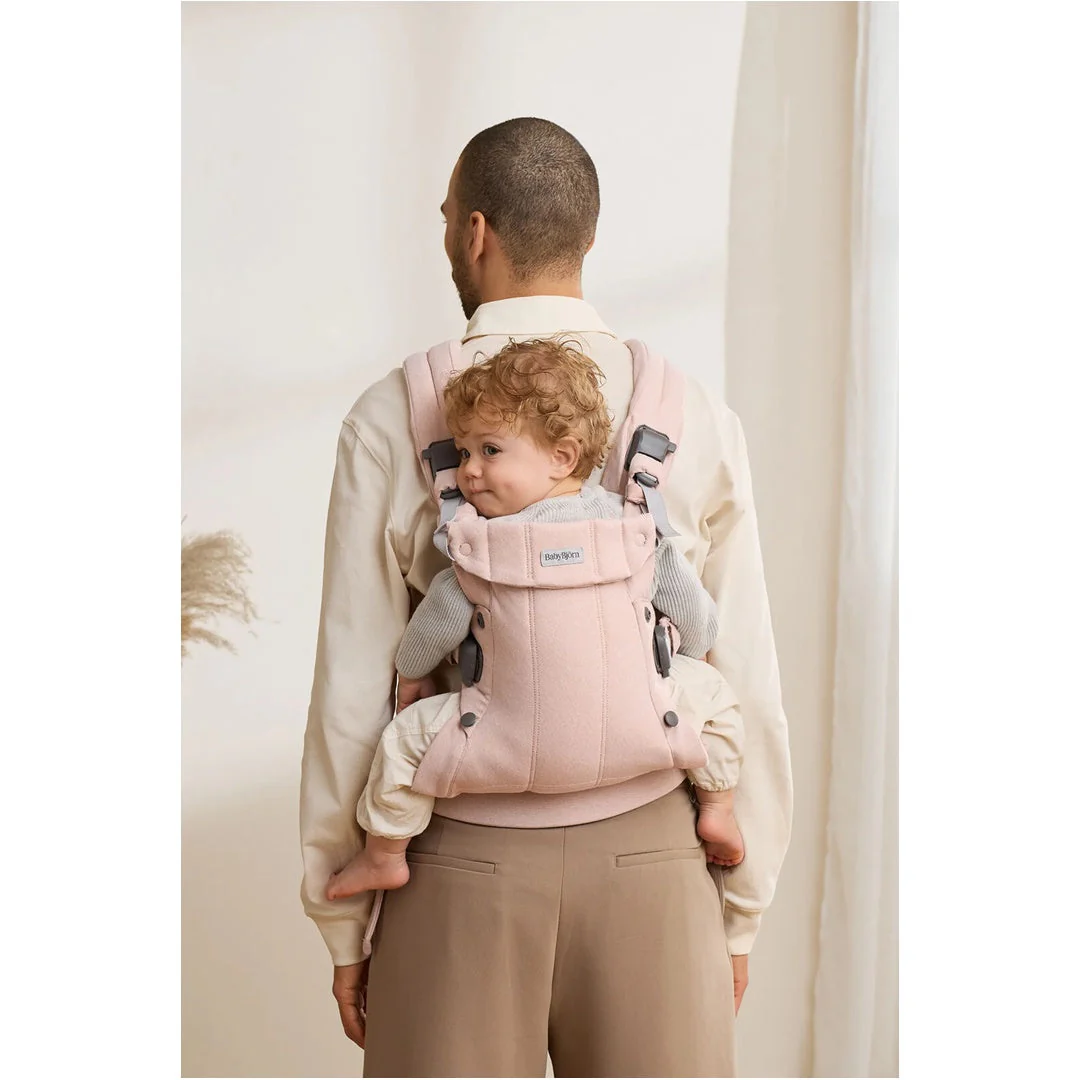 BabyBjörn Baby Carrier Harmony Woven Melange - Light pink - Image 5