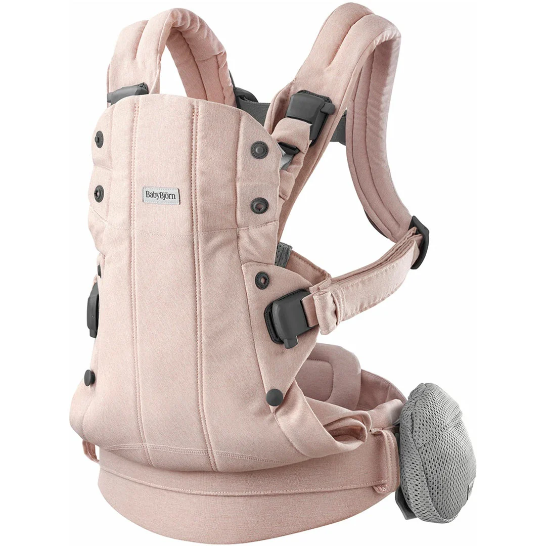 BabyBjörn Baby Carrier Harmony Woven Melange - Light pink - Image 7