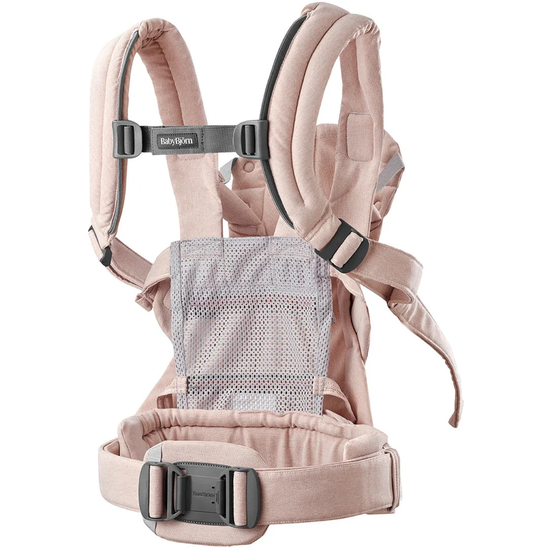 BabyBjörn Baby Carrier Harmony Woven Melange - Light pink - Image 8