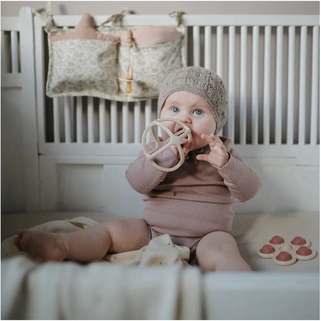 Mushie Ball Teether - Dried Thyme - Image 4