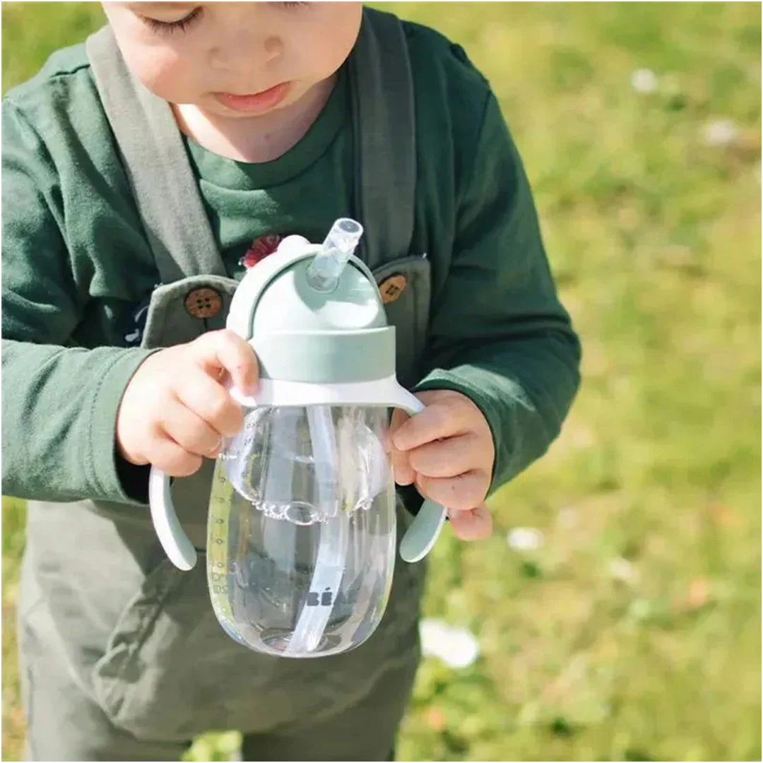 Beaba - Straw Sippy Cup - Sage - Image 4