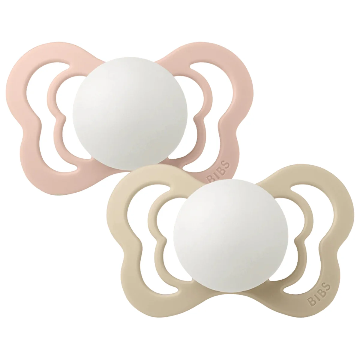 Bibs Couture 2 Pack Blush GLOW/Vanilla GLOW - 2 ( 6M +)