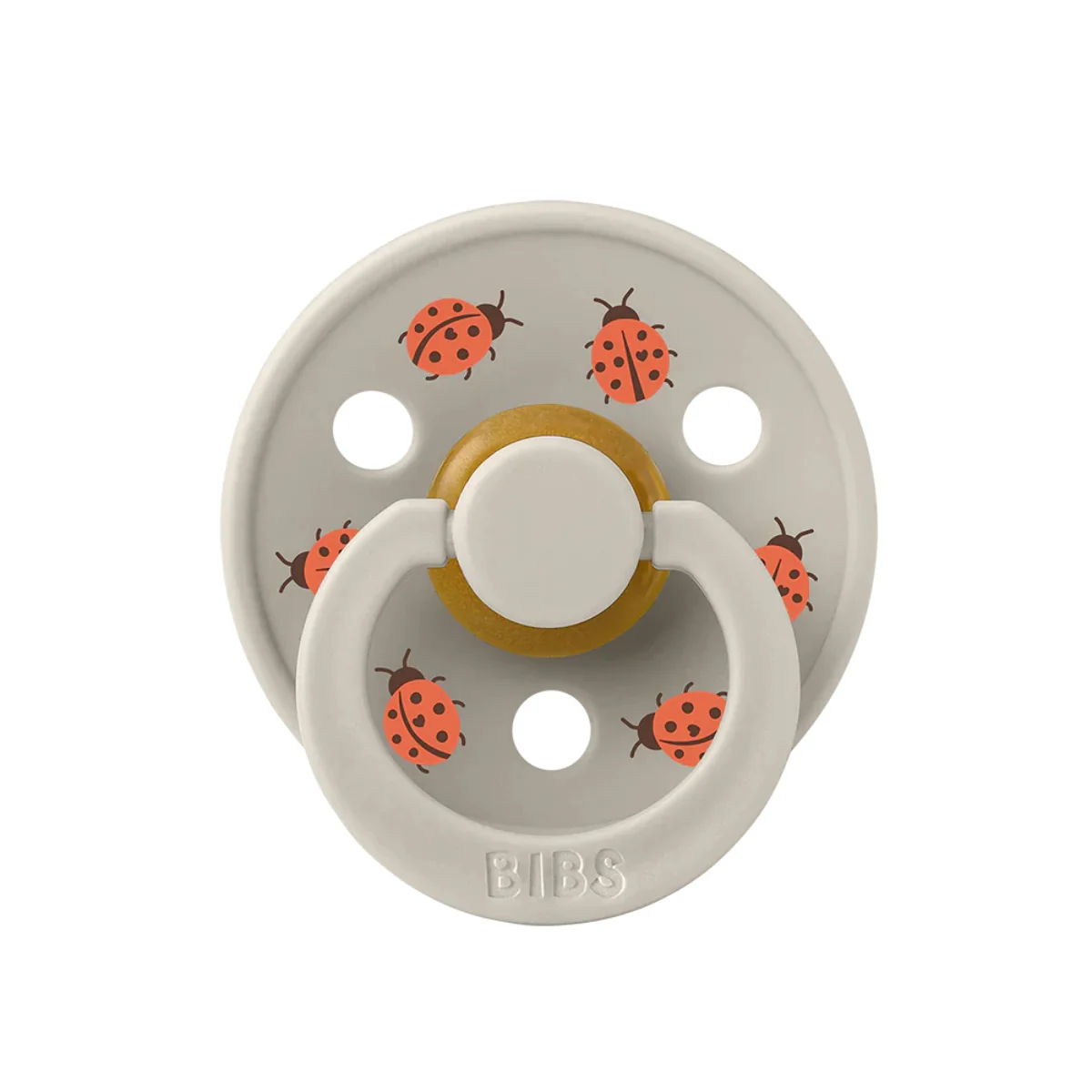 Bibs STUDIO Colour 2 PACK Ladybug - Blush/Sand - 2 ( 6M +) - Image 4