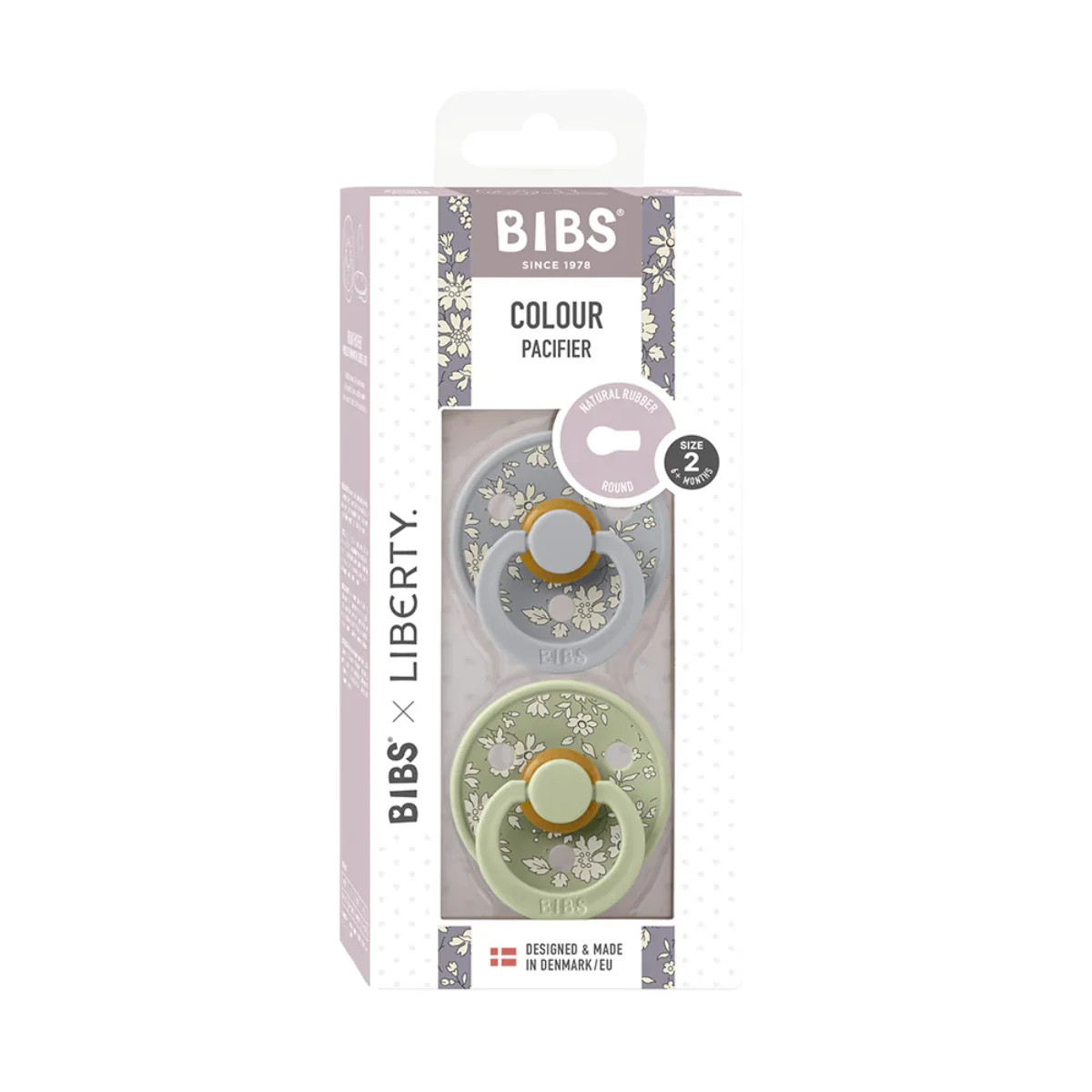 BIBS x LIBERTY Colour 2 Pack Capel - Sage Mix - 2 ( 6M +) - Image 5