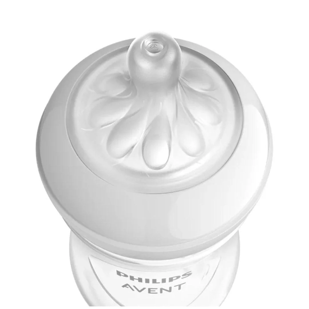 Bico De Mamadeira Avent Naturalle Fluxo Lento 1M+ - Image 3