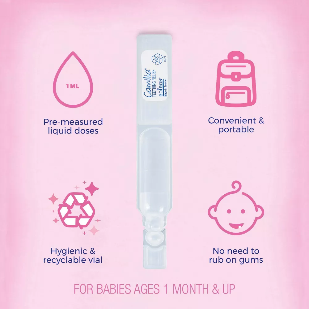 Boiron Camilia Homeopathic Medicine For Teething Relief 30 Dose - Image 5