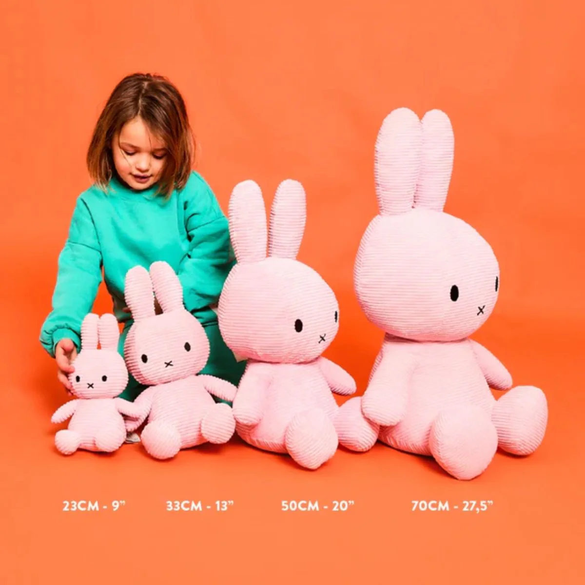 Bon Ton Toys Miffy ECO Corduroy Plush 9 inches - Offwhite - Image 5