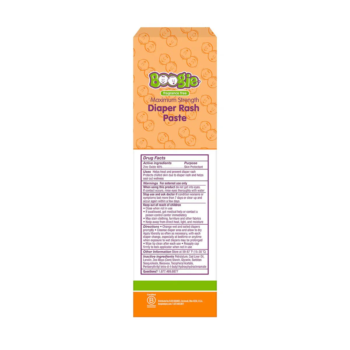 Boogie Maximum Strength Diaper Rash Paste 40% Zinc Oxide - 4 oz - Image 10