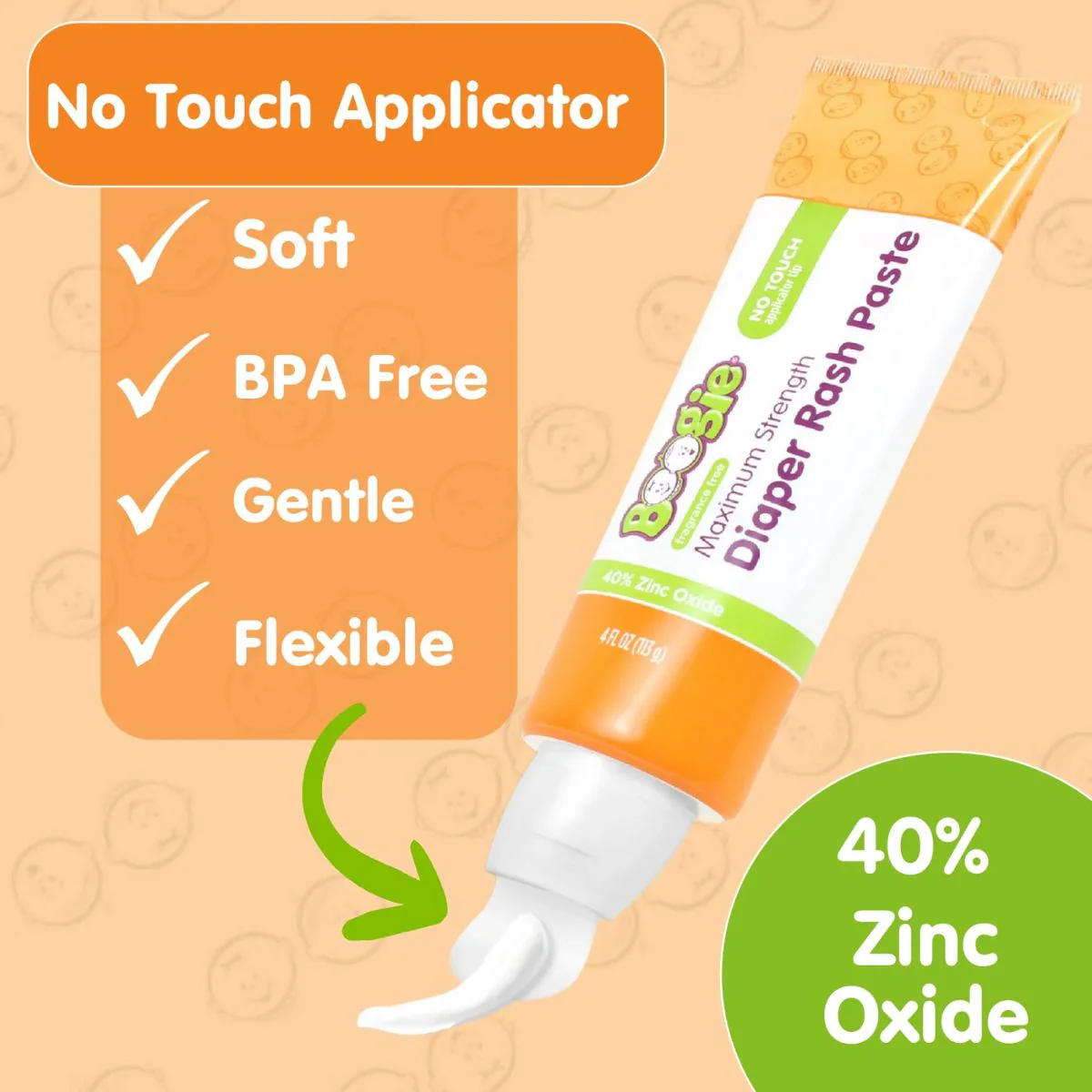 Boogie Maximum Strength Diaper Rash Paste 40% Zinc Oxide - 4 oz - Image 20