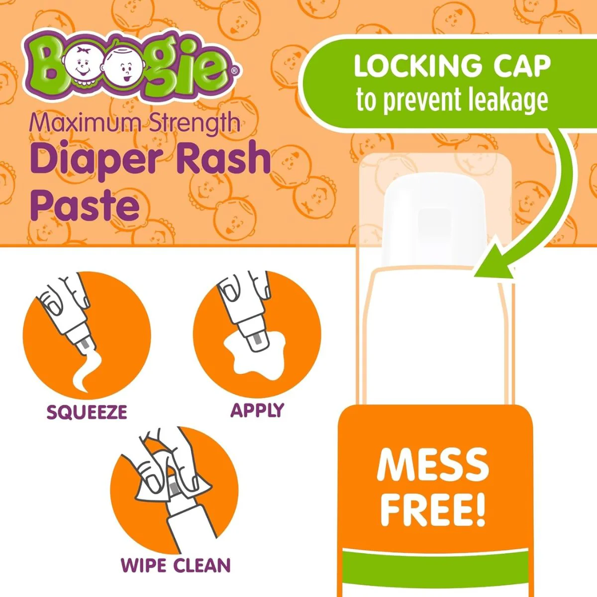 Boogie Maximum Strength Diaper Rash Paste 40% Zinc Oxide - 4 oz - Image 3