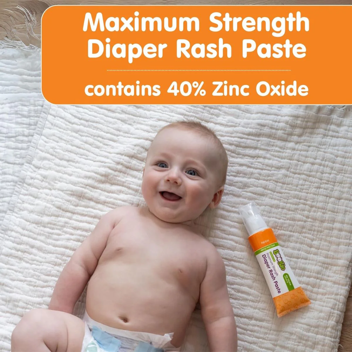 Boogie Maximum Strength Diaper Rash Paste 40% Zinc Oxide - 4 oz - Image 5