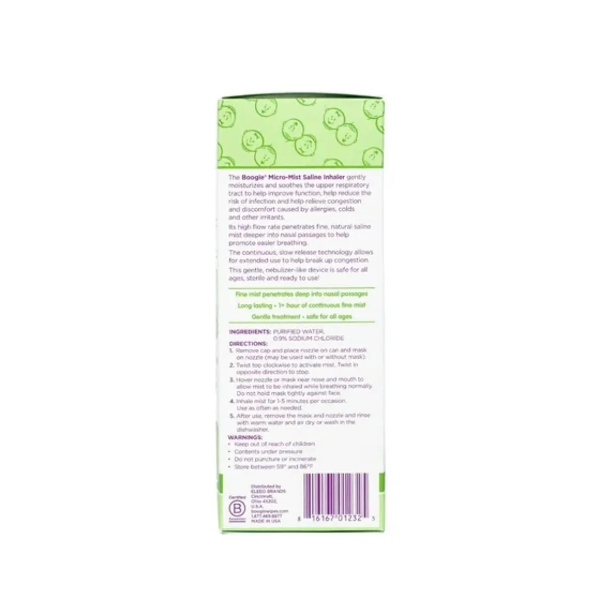 Boogie Micro-Mist Saline Inhaler - 1.7 oz - Image 9