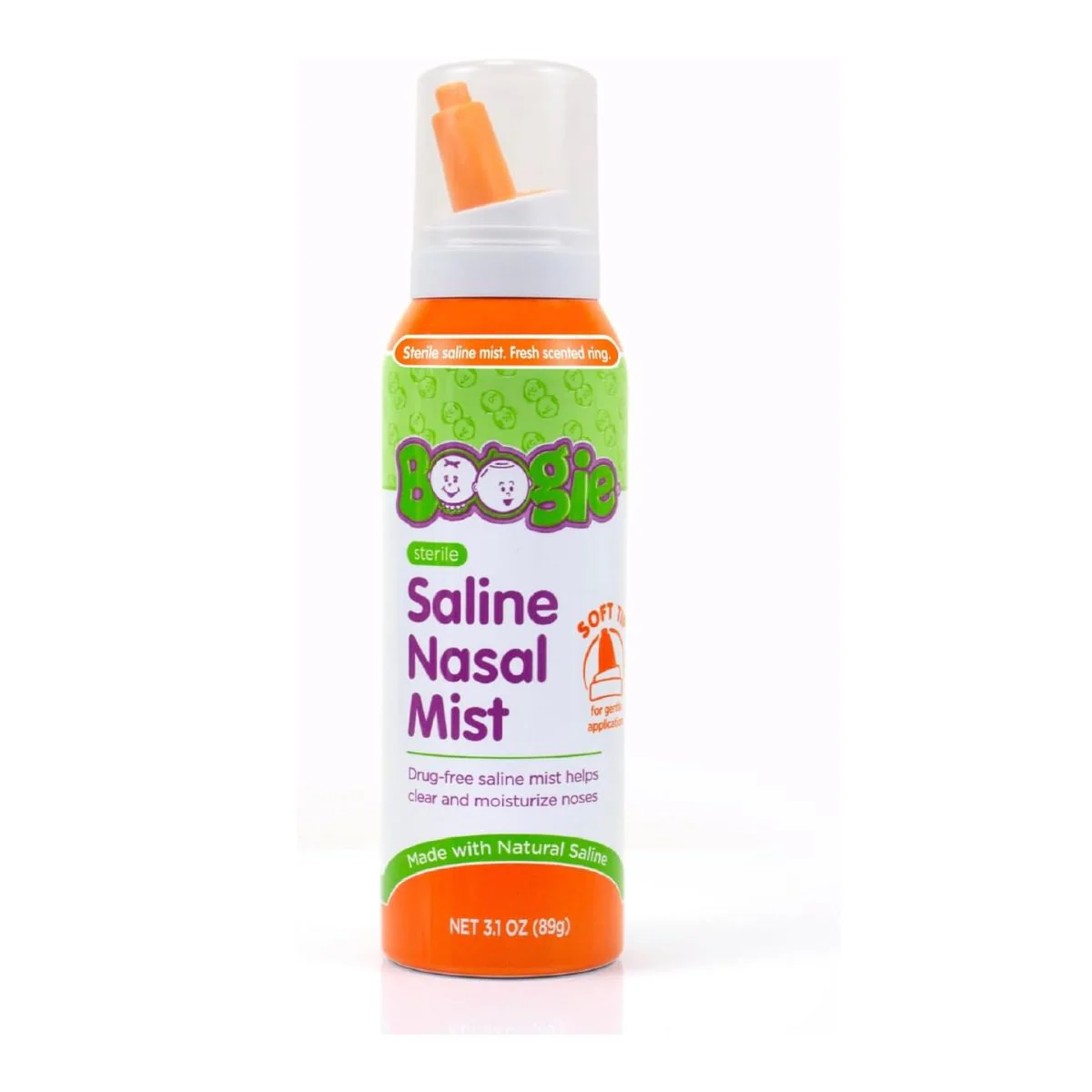 Boogie Mist Saline Nose Mist Fresh - 3.1 oz
