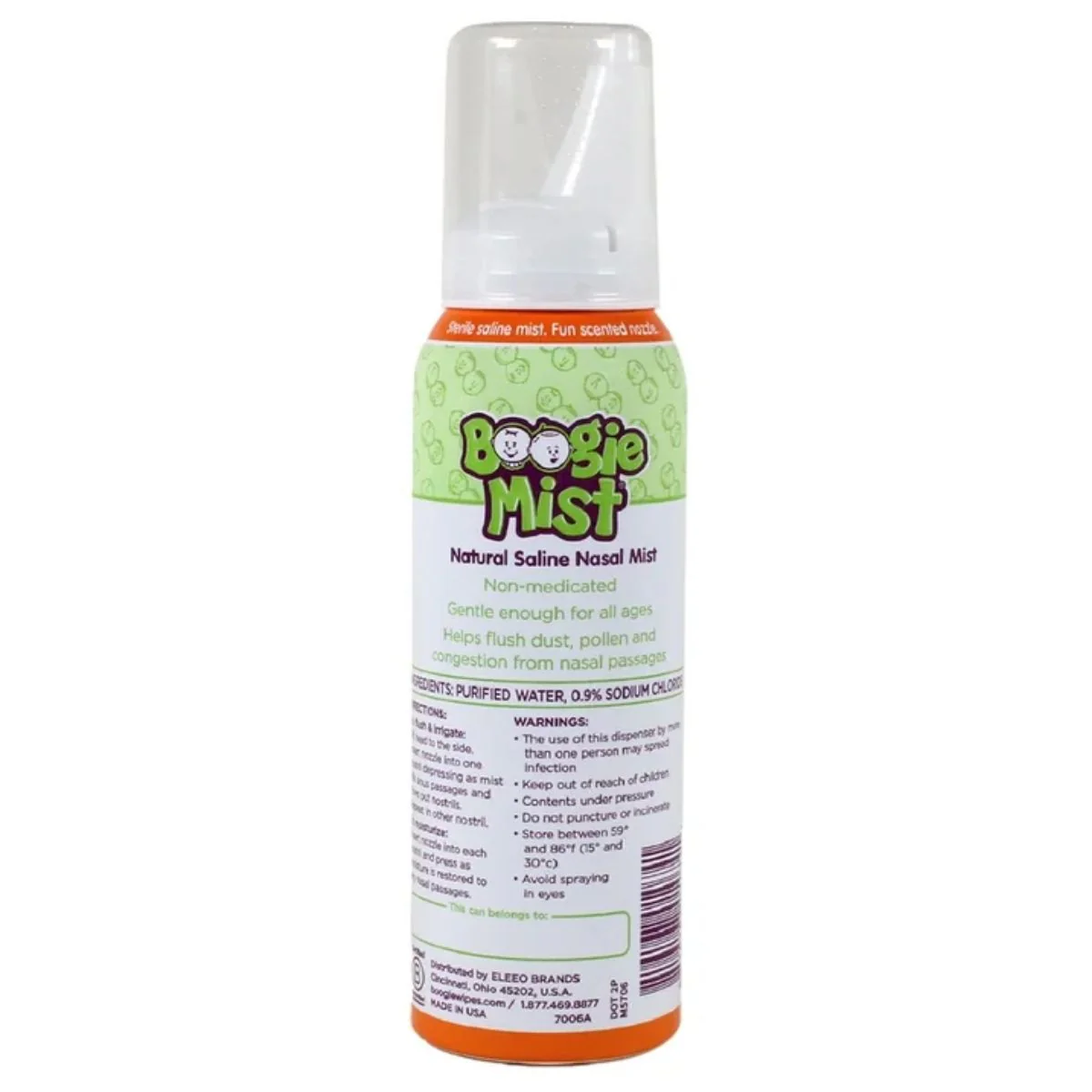 Boogie Mist Saline Nose Mist Fresh - 3.1 oz - Image 6