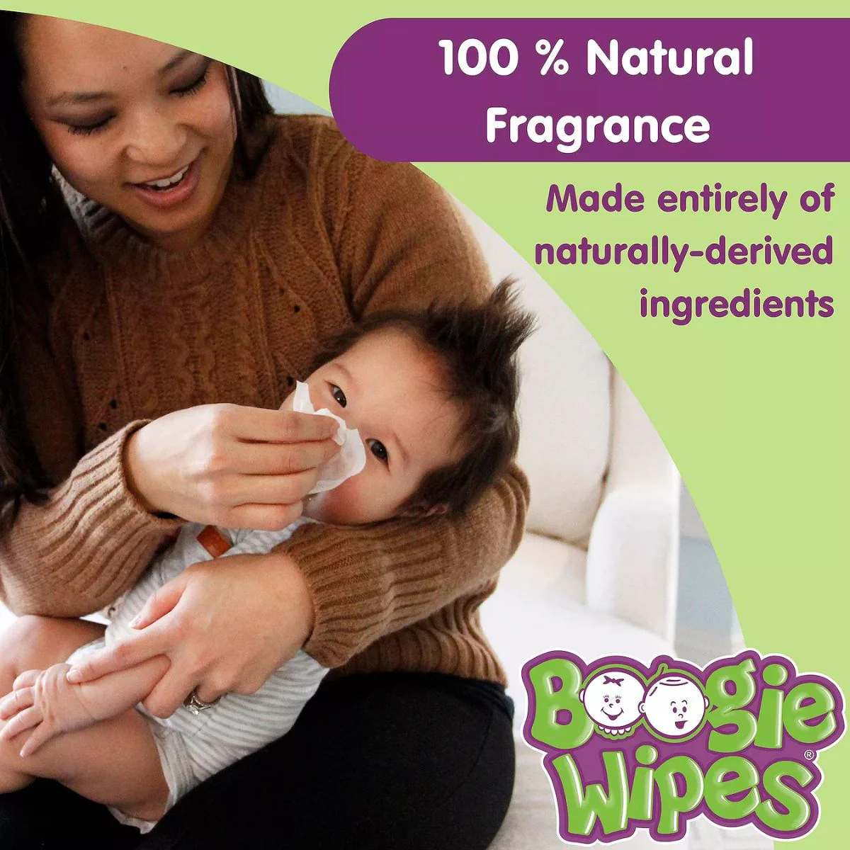 Boogie Wipes Saline Nose Wipes Unscented - 90 Count - Image 12