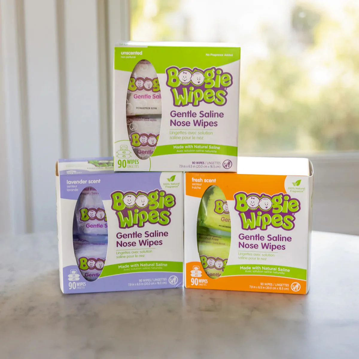 Boogie Wipes Saline Nose Wipes Unscented - 90 Count - Image 16