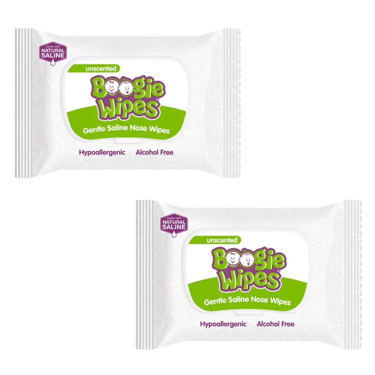 Boogie Wipes Saline Nose Wipes Unscented - 90 Count - Image 3