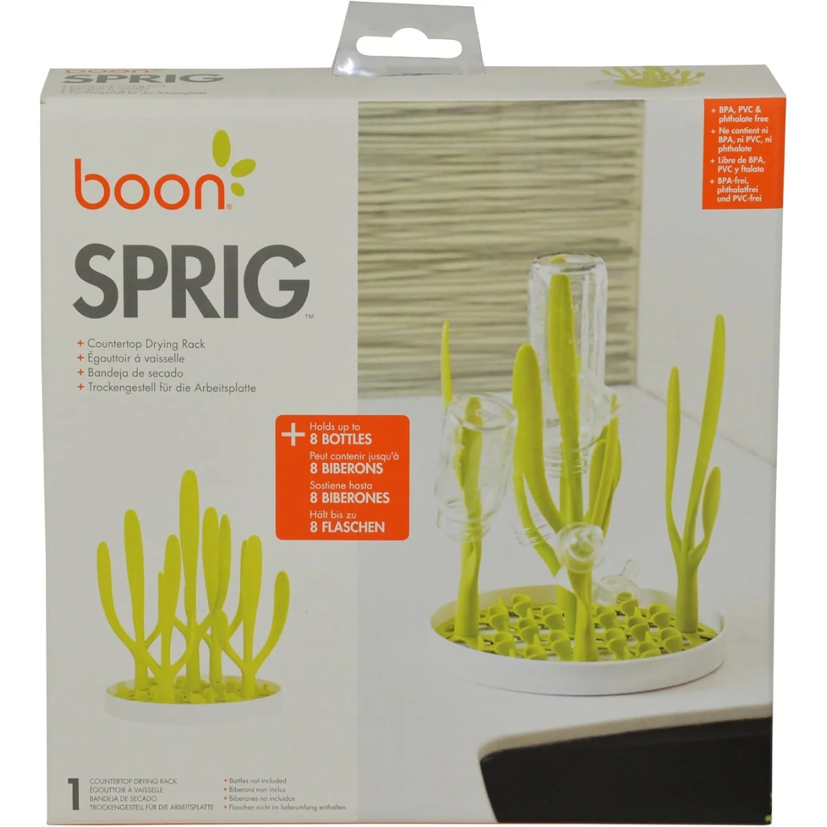 Boon Sprig Countertop Drying Rack - Green - Image 7