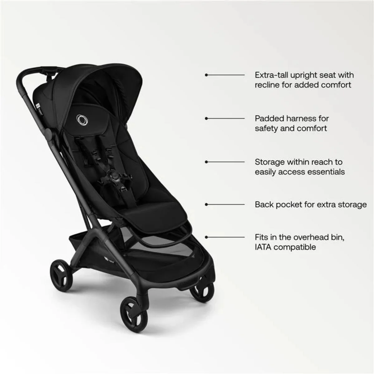 Bugaboo Butterfly 2 Travel Stroller - Dusty Pink - Image 10