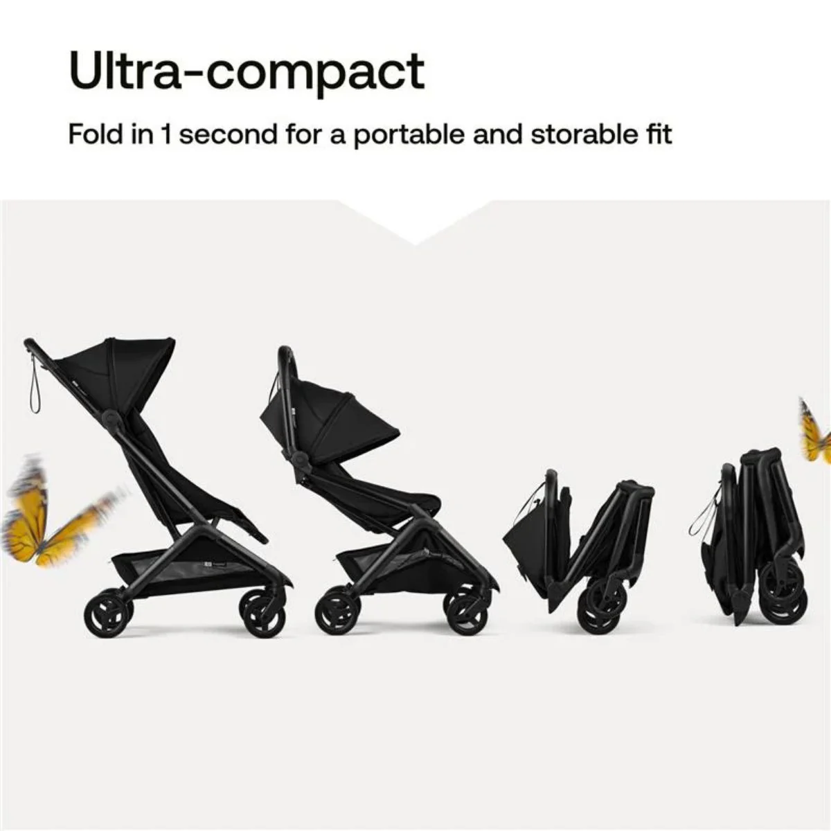 Bugaboo Butterfly 2 Travel Stroller - Dusty Pink - Image 11