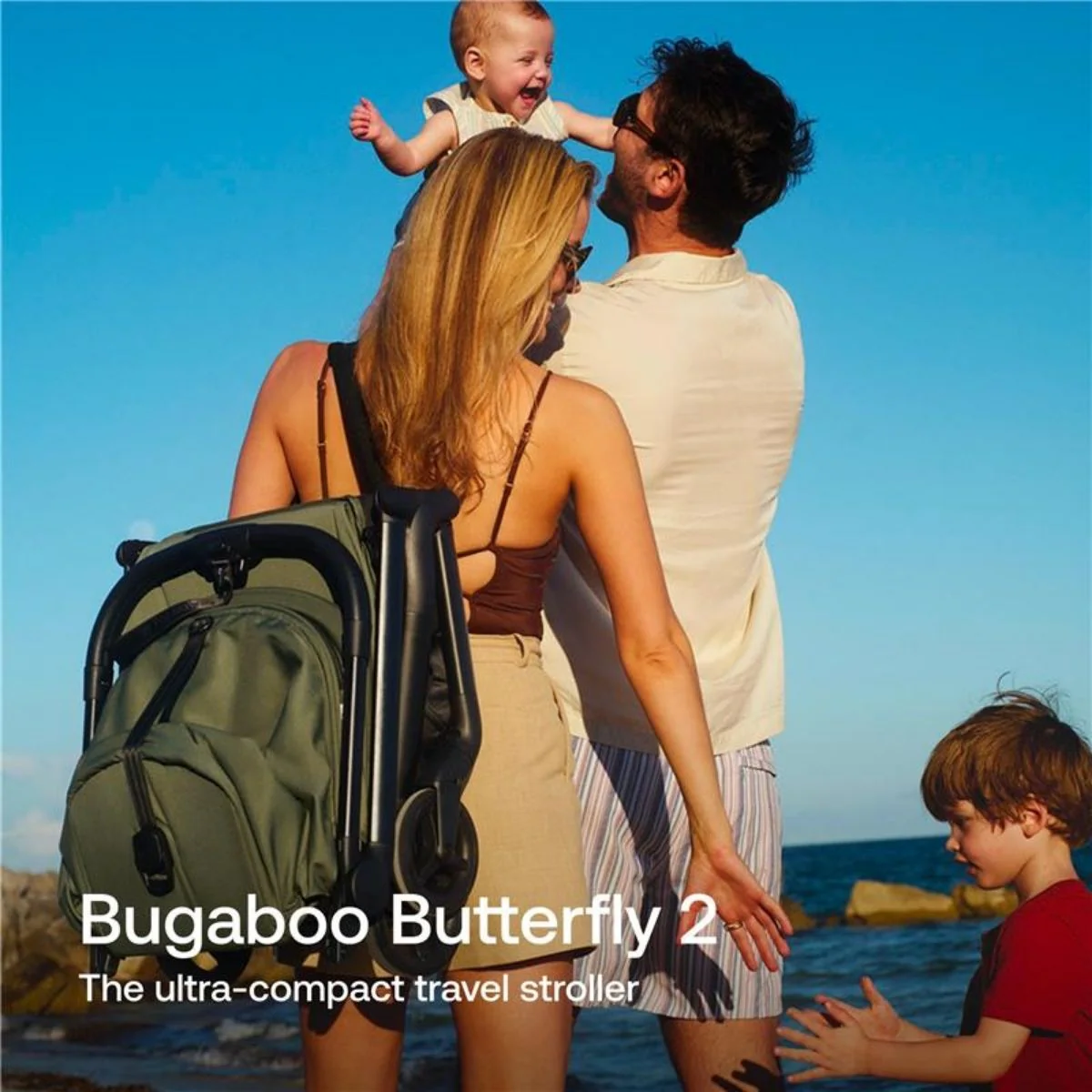 Bugaboo Butterfly 2 Travel Stroller - Dusty Pink - Image 2