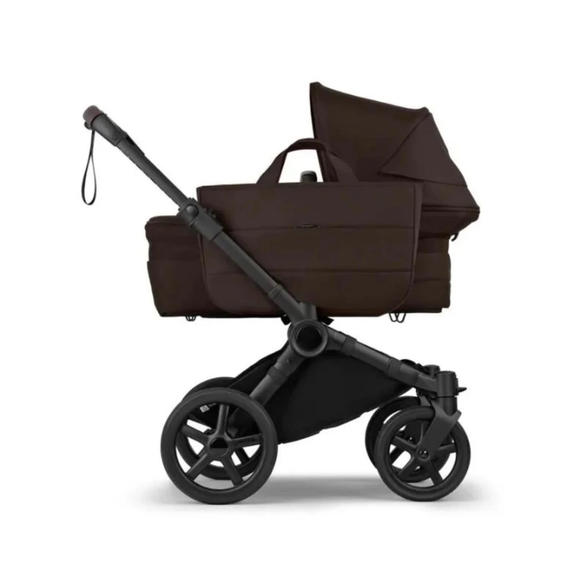 Bugaboo Donkey 6 Complete Single-to-Double Stroller - Black / Cocoa Brown - Image 11