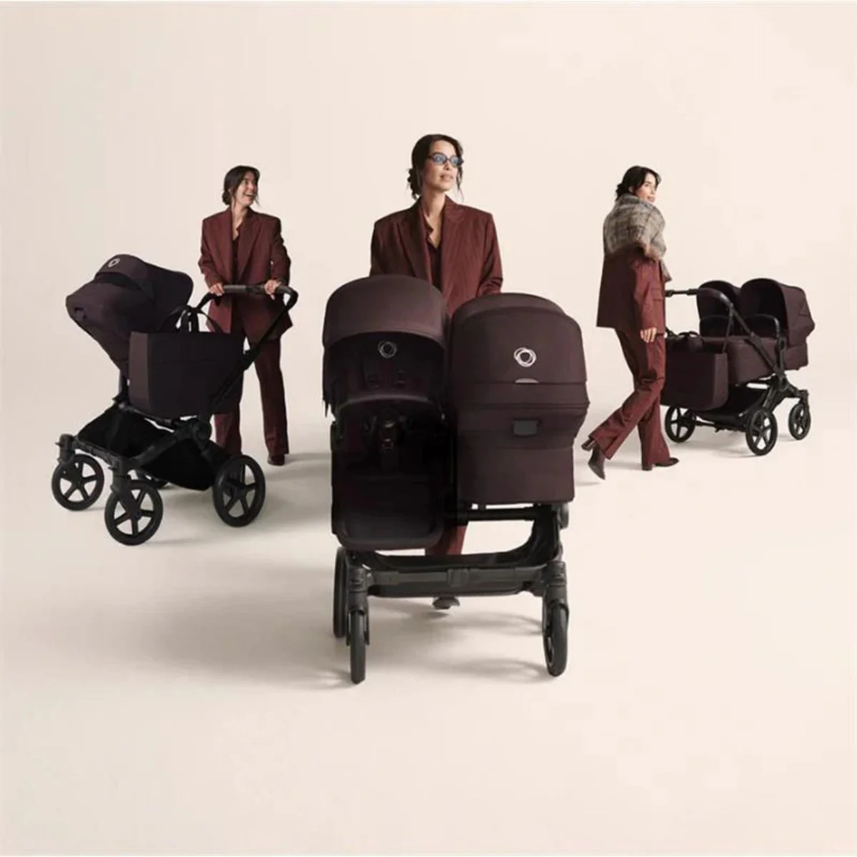 Bugaboo Donkey 6 Complete Single-to-Double Stroller - Black / Cocoa Brown - Image 19
