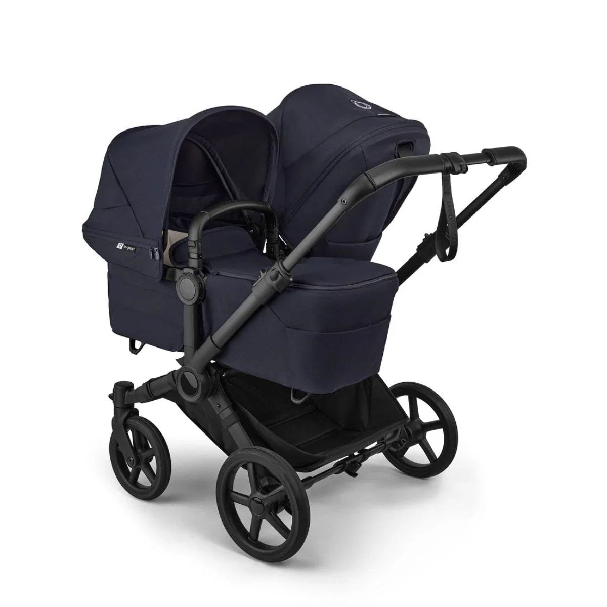 Bugaboo Donkey 6 Complete Single-to-Double Stroller - Black / Deep Indigo - Image 2