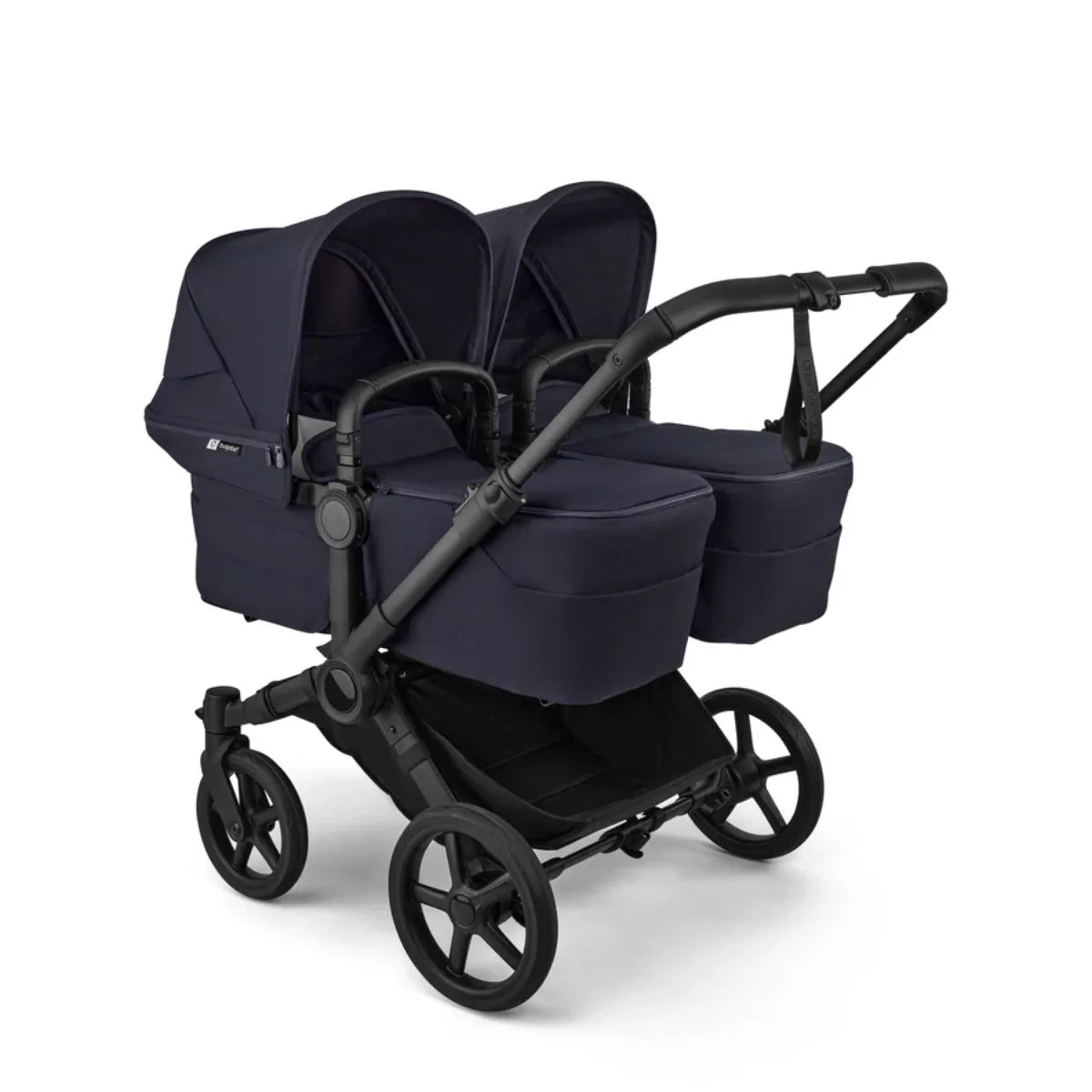 Bugaboo Donkey 6 Complete Single-to-Double Stroller - Black / Deep Indigo - Image 5