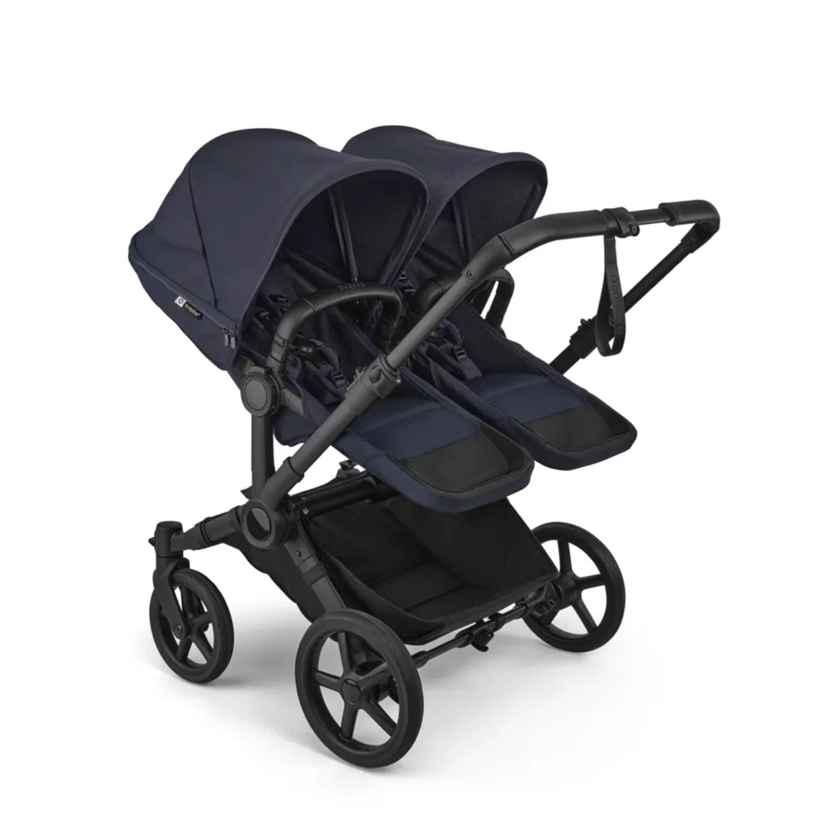 Bugaboo Donkey 6 Complete Single-to-Double Stroller - Black / Deep Indigo - Image 6