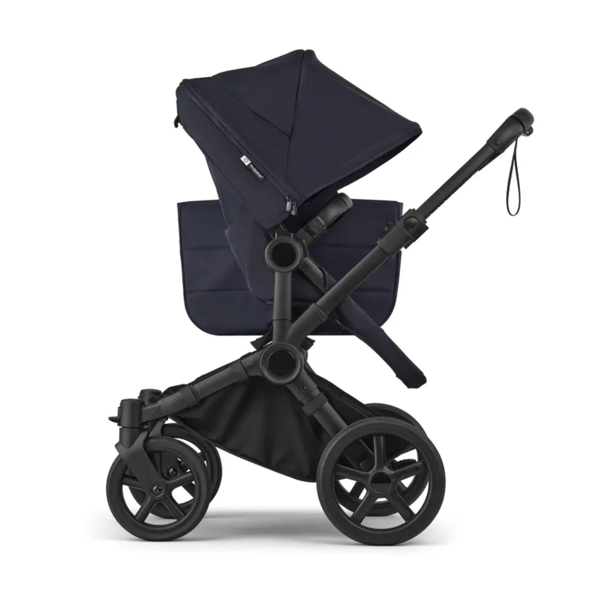 Bugaboo Donkey 6 Complete Single-to-Double Stroller - Black / Deep Indigo - Image 8